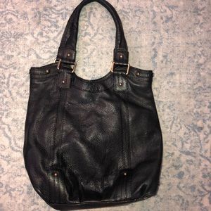Large Leather Banana Republic Bag